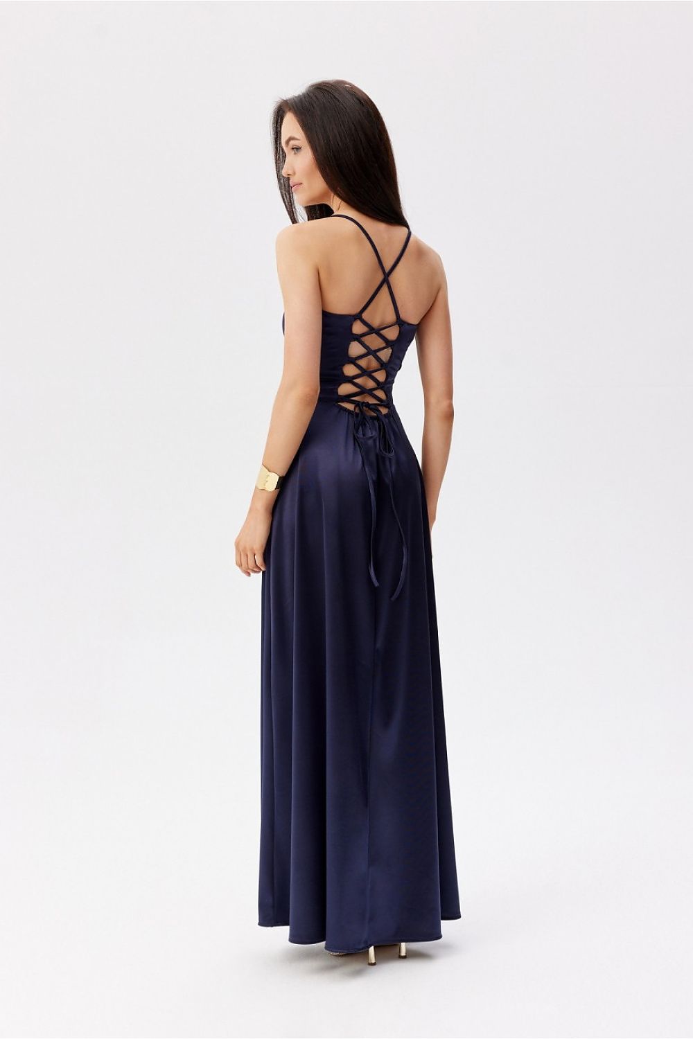 Sukienka Model Serena GRA SUK0521 Navy - Roco Fashion