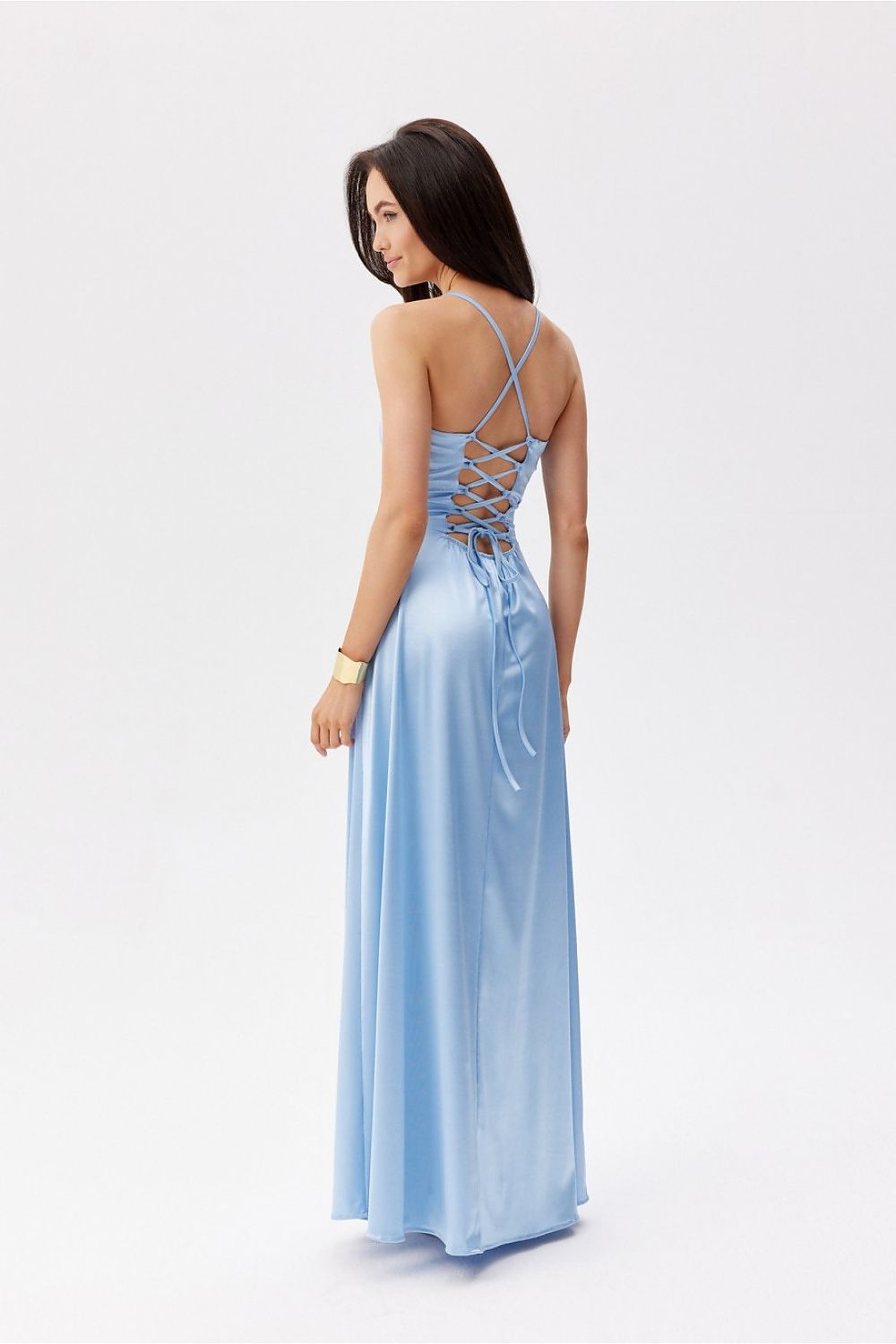 Sukienka Model Serena BLE SUK0521 Błękit - Roco Fashion