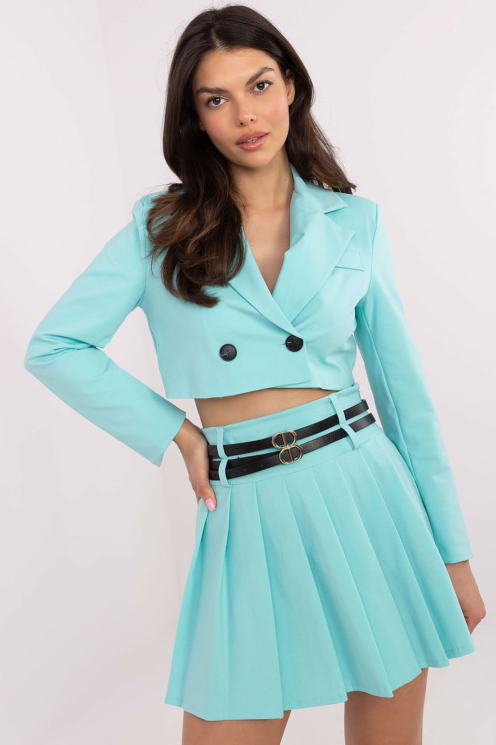  Spódnica Model DHJ-SD-8765.26 Mint - Italy Moda 