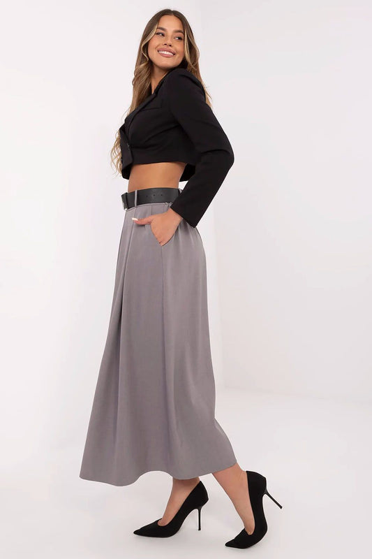  Spódnica Model MI-SD-88653.89 Grey - Italy Moda 