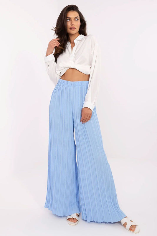  Spodnie Damskie Model MI-SP-A2432.71 Light Blue - Italy Moda 