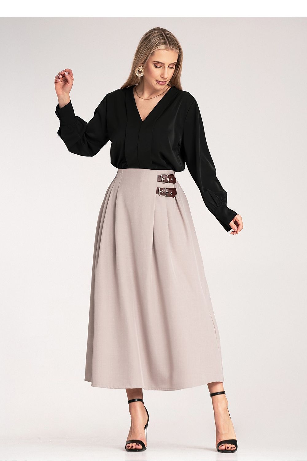  Spódnica Model M1156 Beige - Figl 