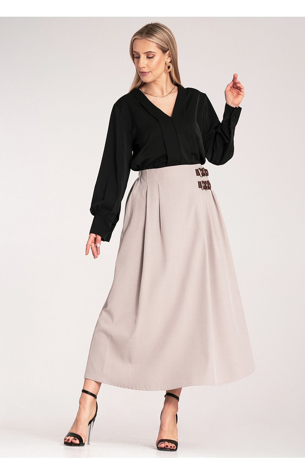  Spódnica Model M1156 Beige - Figl 