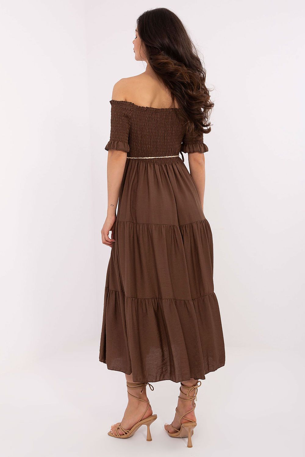  Sukienka Model MI-SK-A2609.96 Brown - Italy Moda 