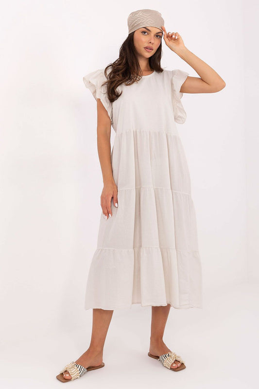  Sukienka Model TW-SK-BI-6-2172.96 Light Beige - Och Bella 