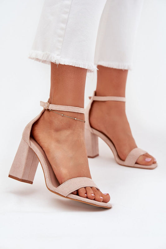  Sandały Model Elirae V7-27 Beige - Step in style 