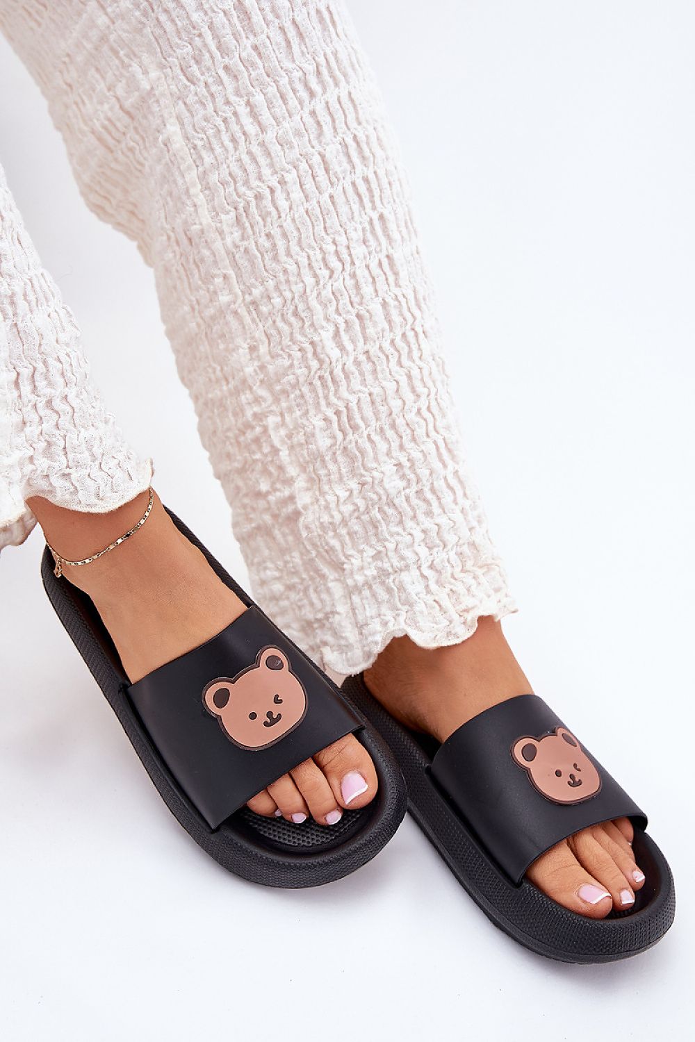  Sandał Klapki Model Lalon WS-10 Black - Step in style 