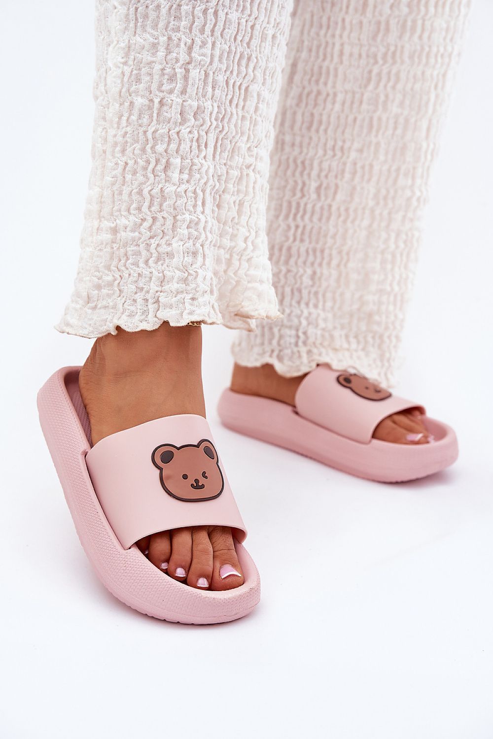  Sandał Klapki Model Lalon WS-10 Pink - Step in style 