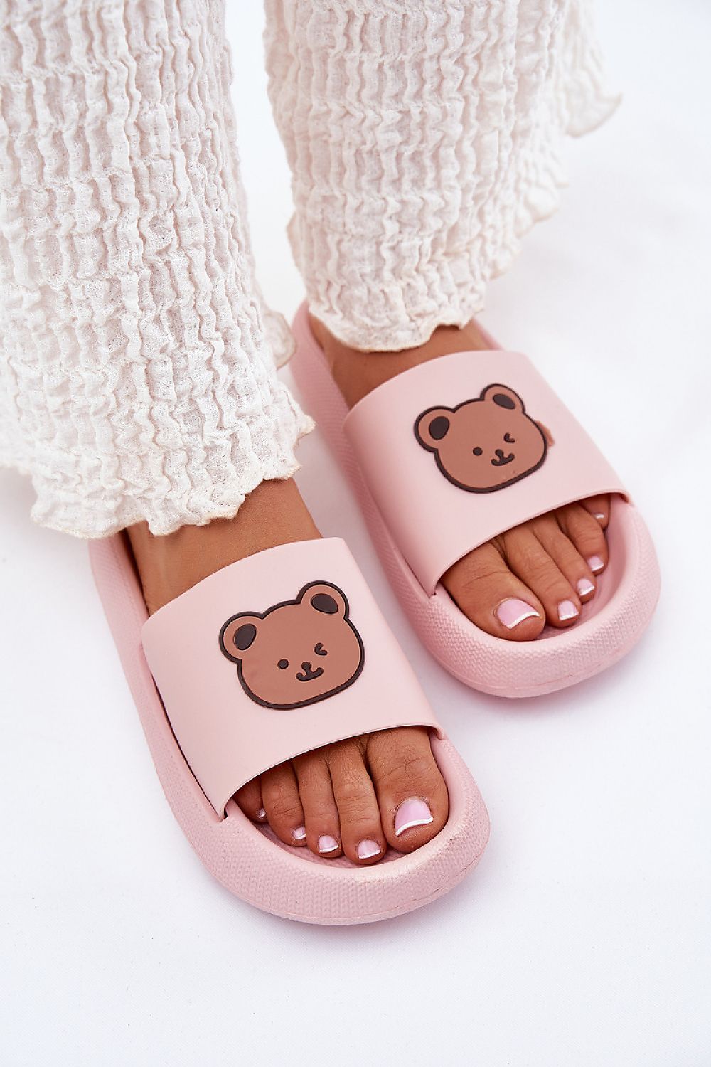 Sandał Klapki Model Lalon WS-10 Pink - Step in style 