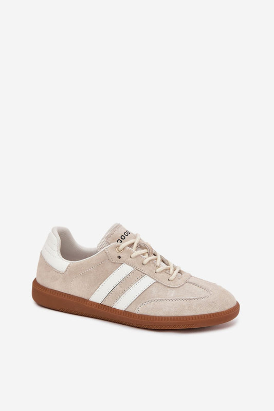   Buty Sportowe Model Ismina GD-XF-146 Beige - Step in style 