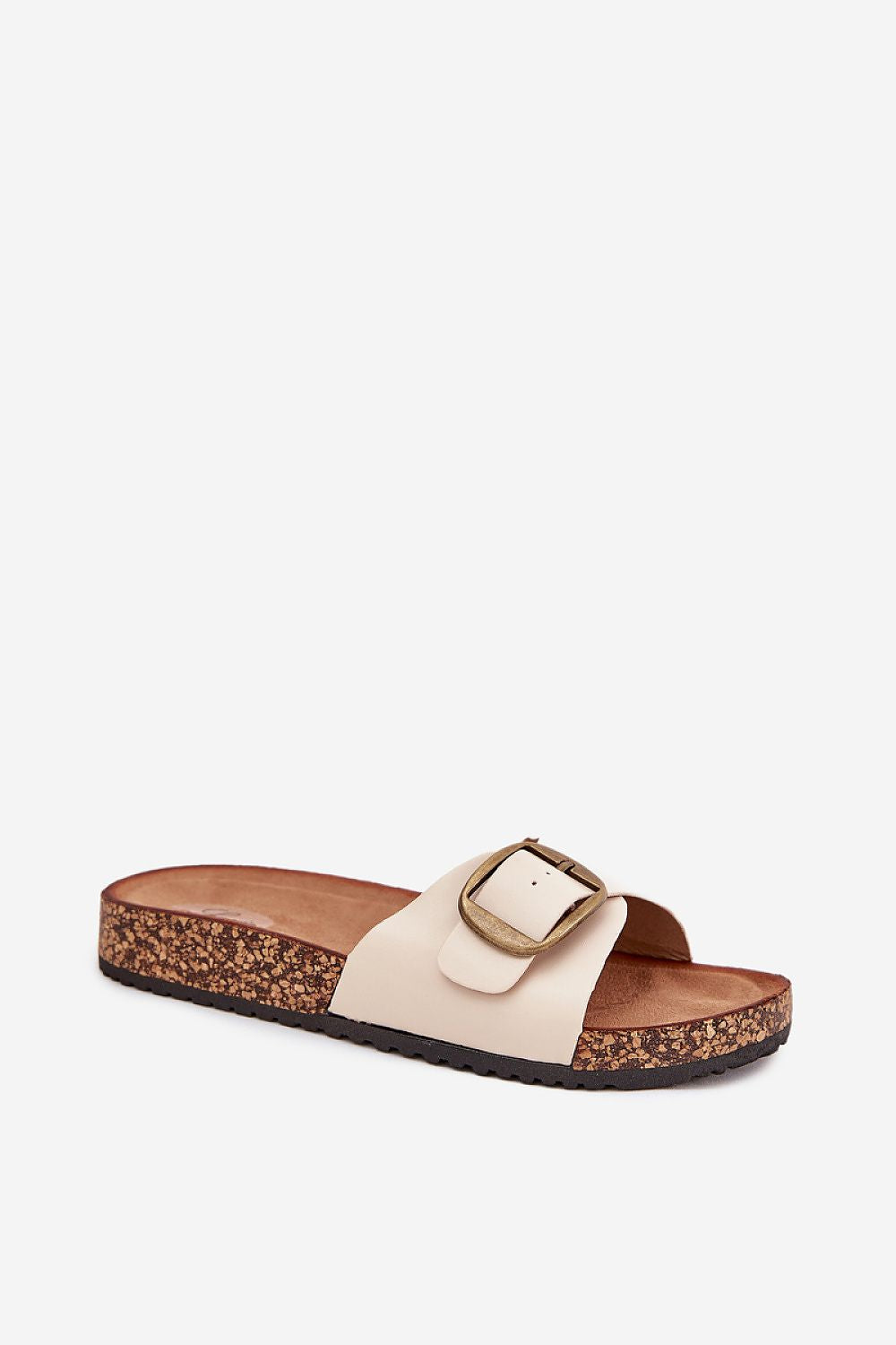  Sandał Klapki Model Vianara WD300 Beige - Step in style 