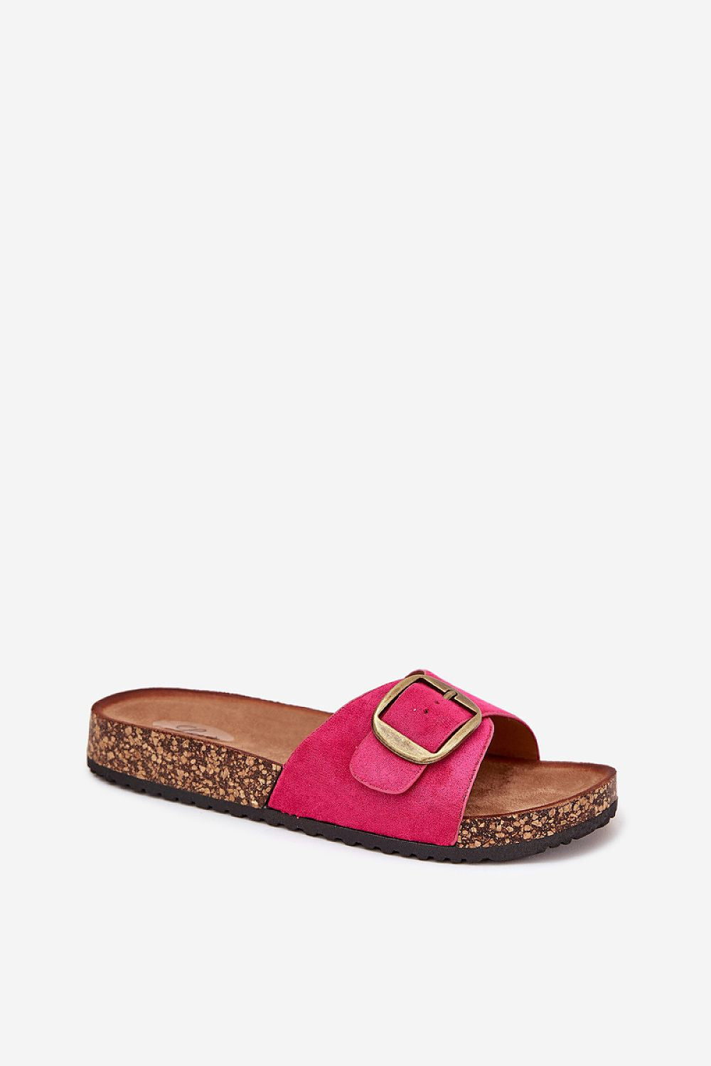 Sandał Klapki Model Zavira WD299 Fuksja - Step in style 