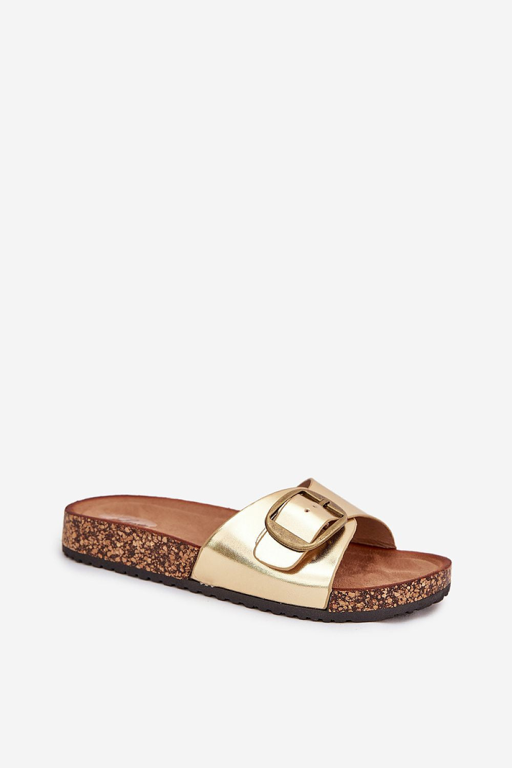  Sandał Klapki Model Vianara WD300 Gold - Step in style 