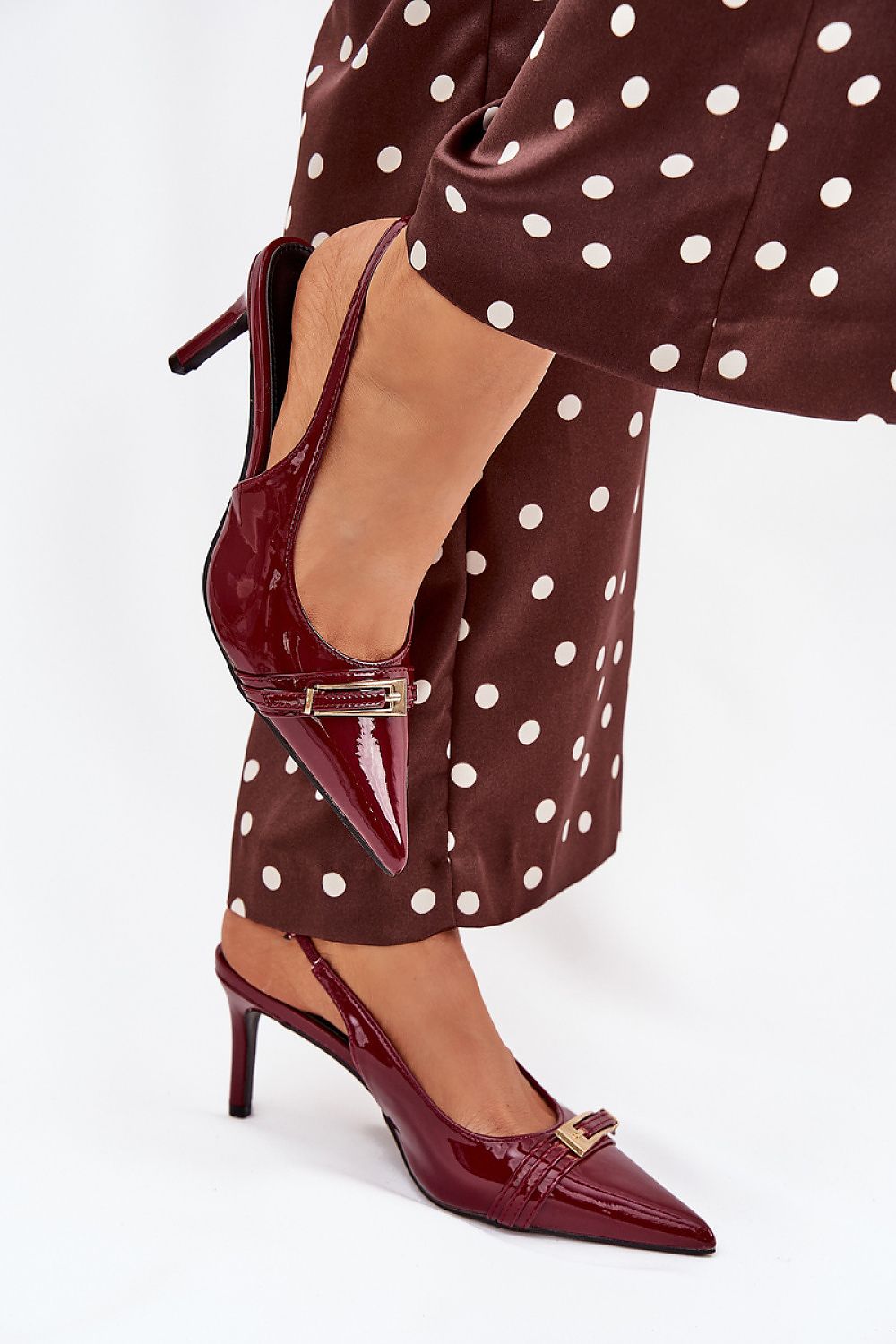   Szpilki Model Vivae P-1457 Bordo - Step in style 